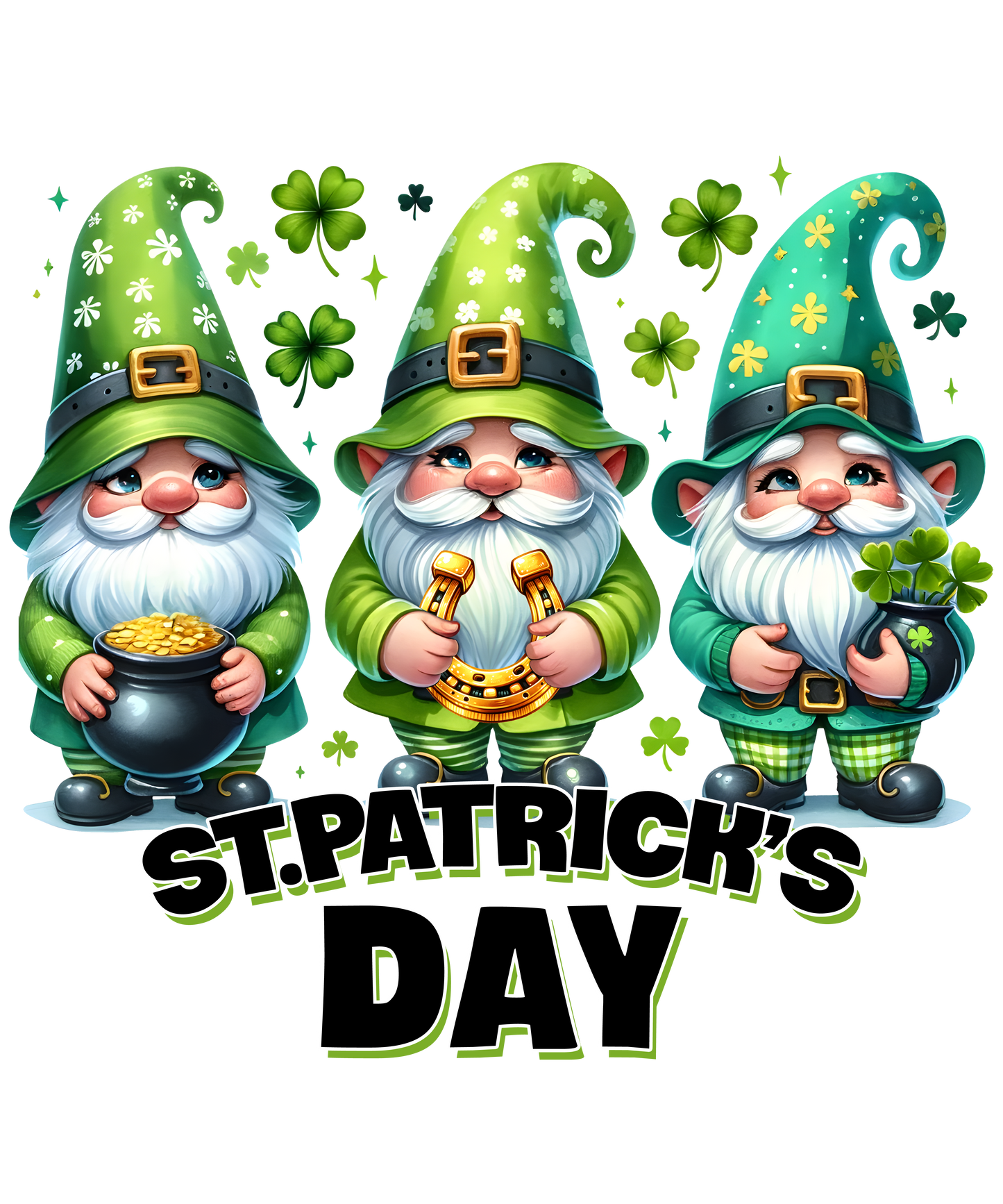 St. Patrick's Gnome DTF
