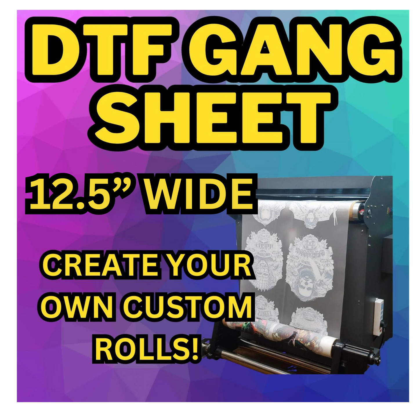 Custom DTF Gang Sheet Builder