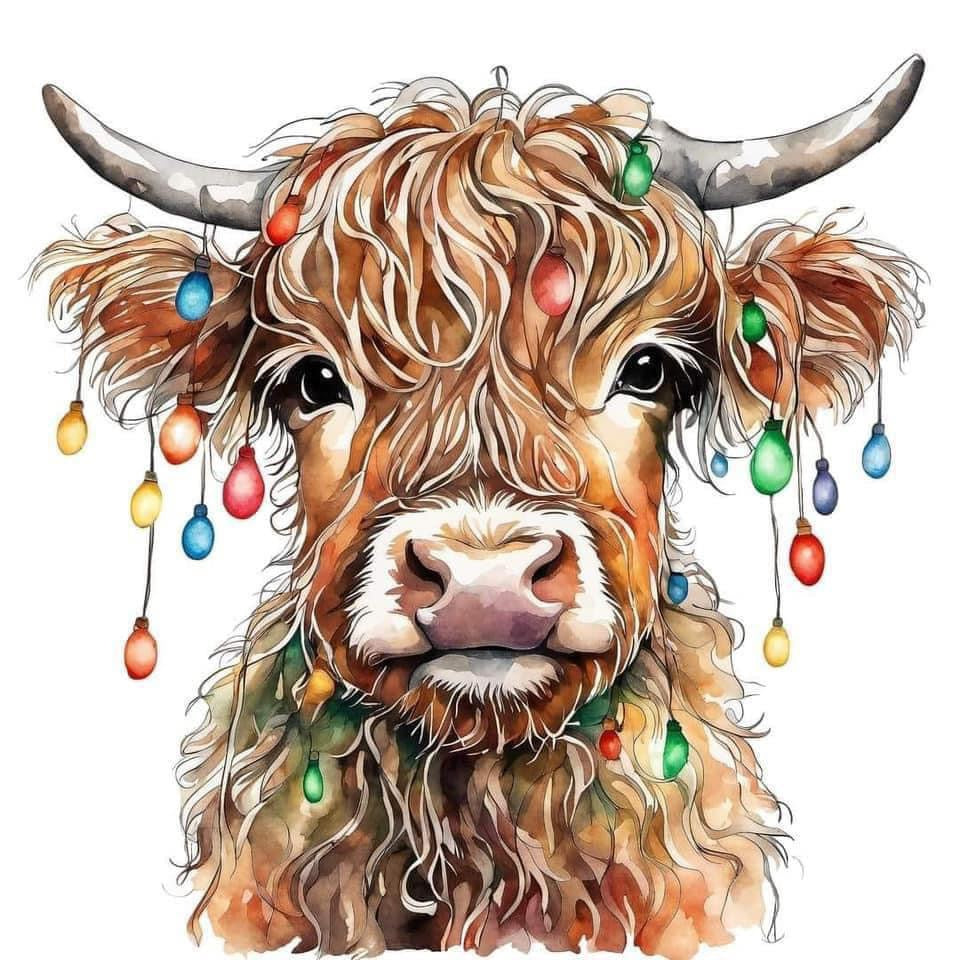 Holland Cow with lights
