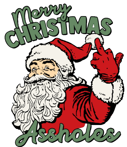 DTF Merry Christmas Assholes